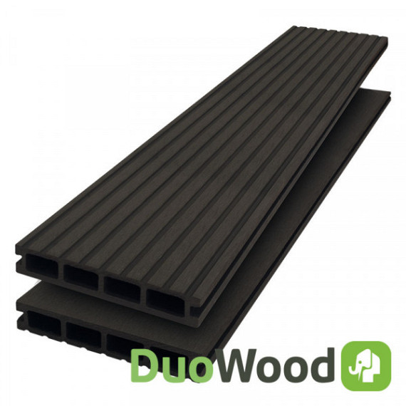 DuoWood Lava composiet vlonderplank 2,5x14,6x300 cm