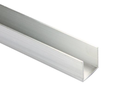 Aluminium U-profiel - hoogte: 30mm - lengte: 1165mm - breedte: 16mm - dikte: 2mm