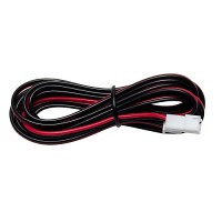 Verlengsnoer inbouwspot 10 meter, rood/zwart