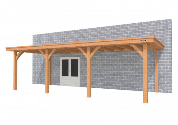 Buitenverblijf aan huis Excellent III, douglas, basismodel L/B, 742x307 cm, onbehandeld.