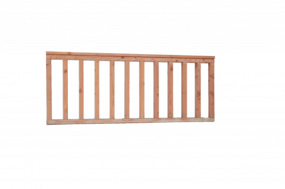 Hekwerk recht douglas type A, 178,5 x 73 cm, onbehandeld.