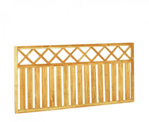 Rechthek met trellis 180 x 90 cm.