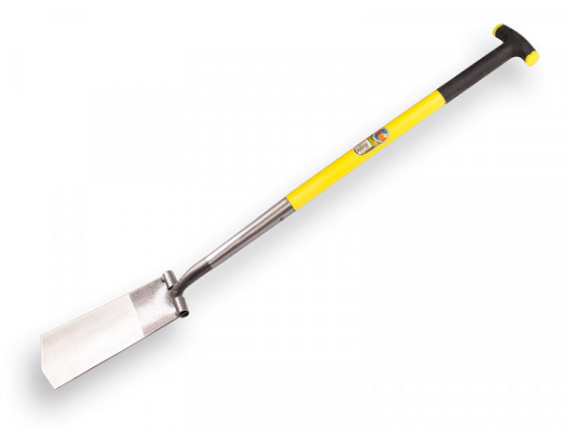 Kabelspade gepolijst met opstap met steel 78cm.