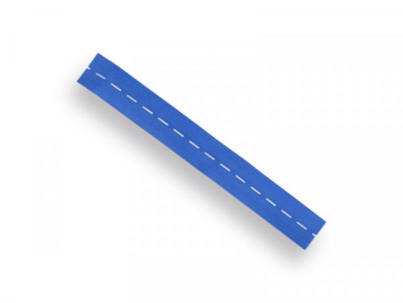 Riem, blauw elastiek, 32 x 4 cm voor Kniebeschermer Nierhaus en Berdal kniebeschermer.