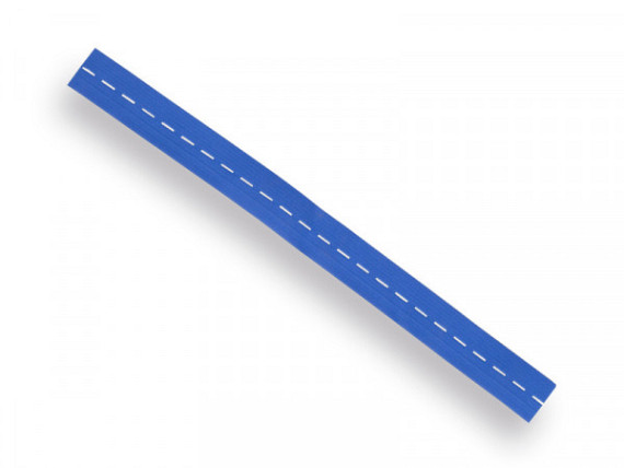 Riem, blauw elastiek, 50 x 4 cm voor Kniebeschermer Nierhaus harmonica lang