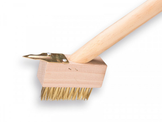 Voegenborstel - onkruidborstel met scratcher incl. steel 150 x 2,8 cm