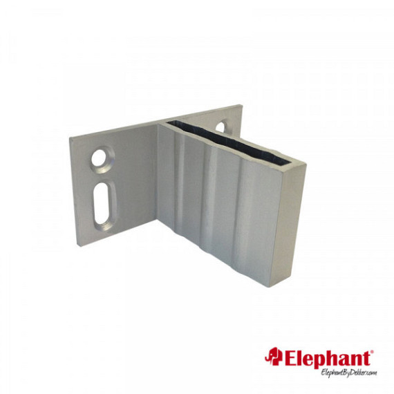 T-Beslag aluminium geanodiseerd set 6st.