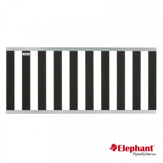 Composiet antraciet tuinhek Design 180x80cm (aluminium liggers)