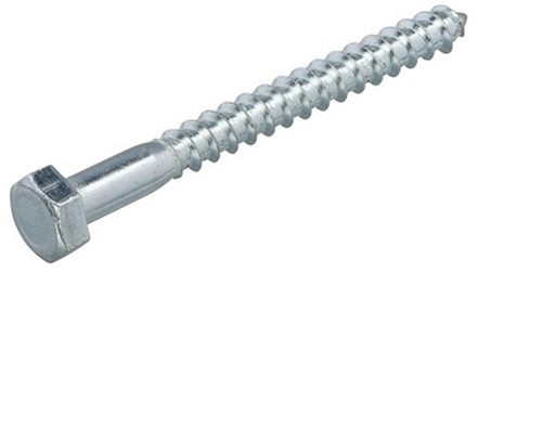 Houtdraadbout DIN571 6x60 4.8 verzinkt - 200 st.