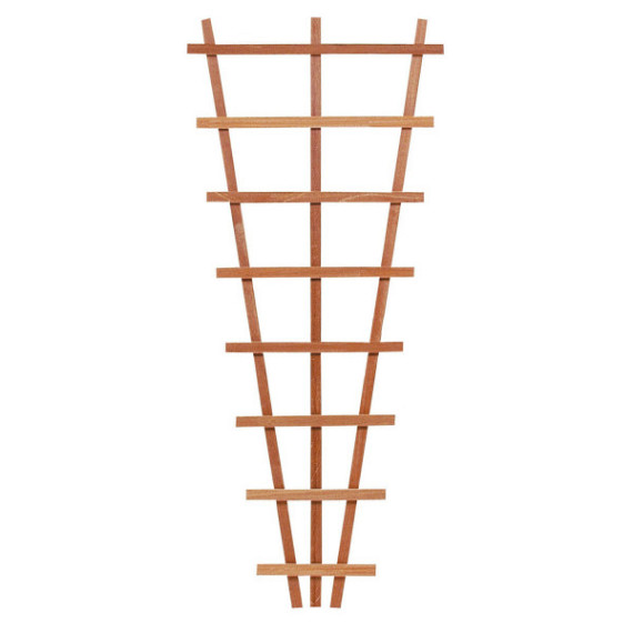 Hardhouten V-trellis 30-65 x 150 cm.