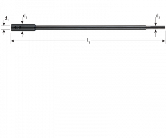 Verlengstuk cilinderkopboren 8x330 (1 st per set)