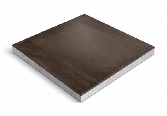 CeraDeco 60x60x4 cm Cemento Marrone