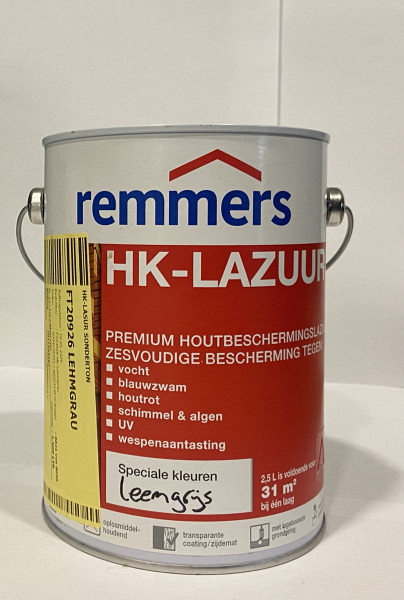 Remmers HK-Lazuur Leemgrijs 2,5L