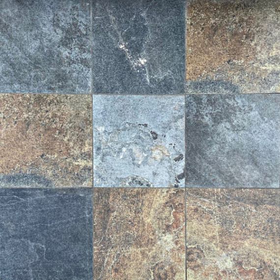 Cerasun 3+1 Slate Multicolor Dark 60x60x4 cm