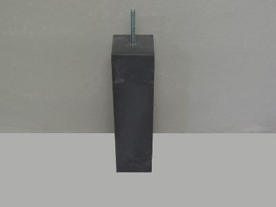 Betonpoer 15 x 15 x 60 cm antraciet