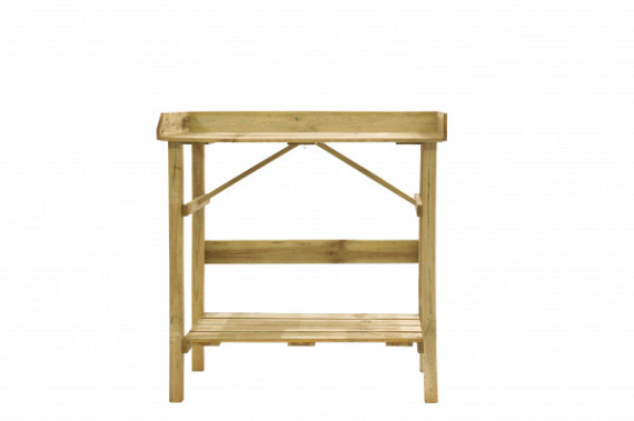 Tuinwerkbankje 95 x 90 x 45 cm (HxBxD).