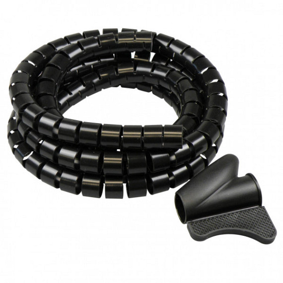 Ritsslag 22mm - 2 meter zwart