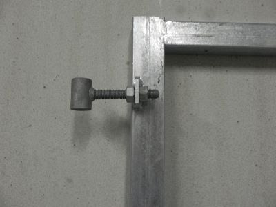 Verstelbaar poortframe 98,5-190 cm tbv horizontale planken