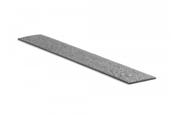 Ecolat plank recht Grijs 14cm x 10mm, 2 meter
