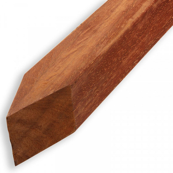 Paal hardhout Angelim Vermelho geschaafd 6.8x6.8x300 cm