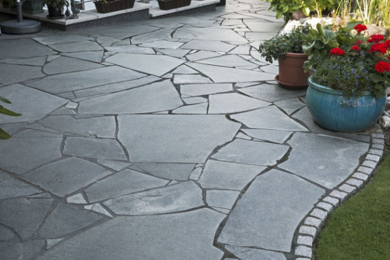 Flagstones Alta Kwartsiet 2-3cm (ca. 20 m2 per krat/ ca. 2-4 st per m2)