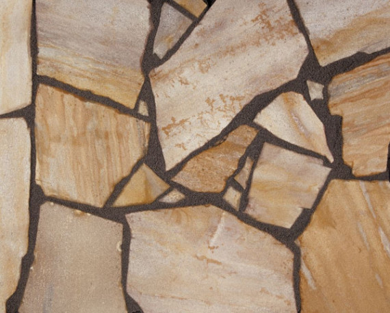Flagstones Rio Sunrise Extra 2,5-4cm (ca. 26 m2 per krat/ 4-7 st per m2)