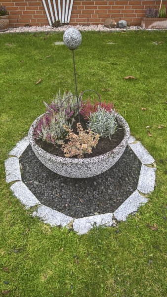 Graskanttegel Graniet Piazzo Grijs 25x10x3cm