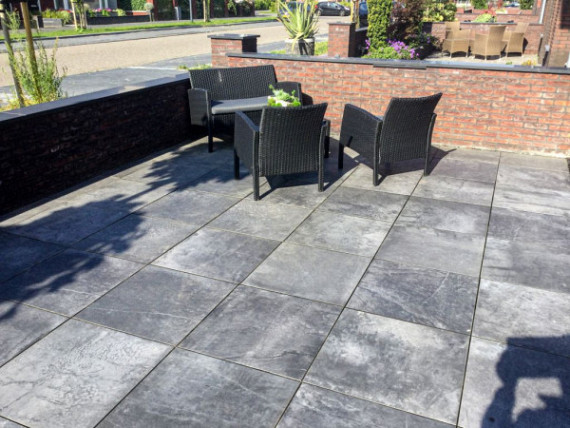 Cerasun 3+1 Tropea Anthracite 60x60x4 cm
