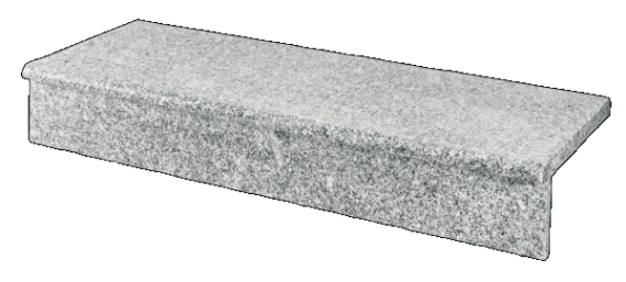 TRAPTR. OPSTAP G603 GRIJS 100X35X3CM
