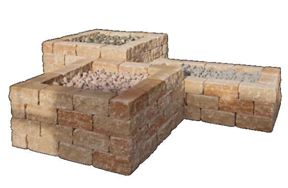 Combiwall Splitton Uno Mont Blanc 30x15x12cm