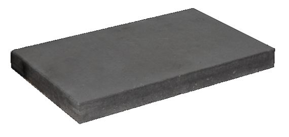 Betontegel Zwart klein facet 40x60x5cm