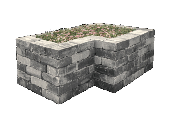Tumbelwall getrommeld Matterhorn 30x20x10cm