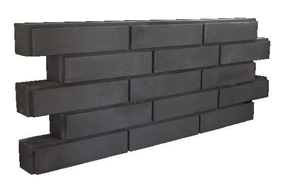 Allure Block Linea Black 15x15x60 cm