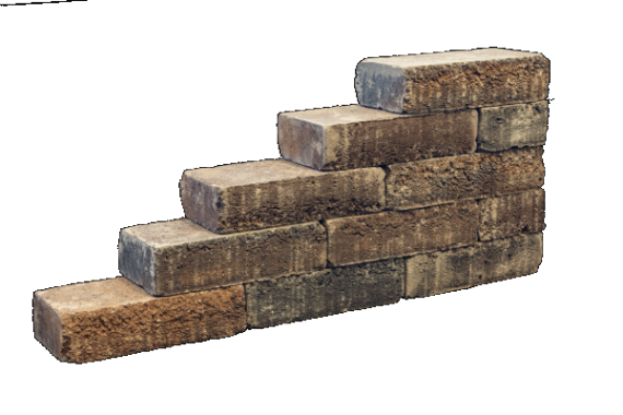 Pilestone Line Walnut 45x15x10 cm