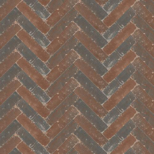 Abbeystones 20x5x7 cm gesmoord bruin met deklaag