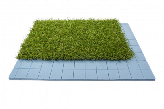 Shockpad 1 cm op rol 2m breed (drainerend en valdempend)