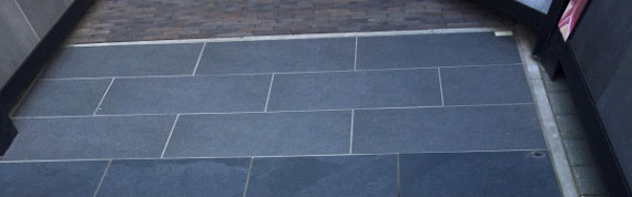 Robusto Ceramica 3.0 Elegance Nero Maracana 40x80x3 cm