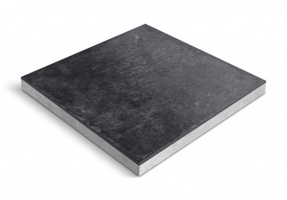 CeraDeco 60x60x4 cm Matiere Nero