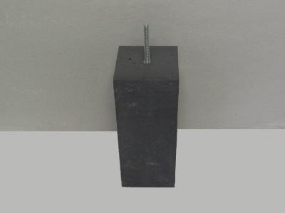 Betonpoer 20 x 20 x 60 cm antraciet