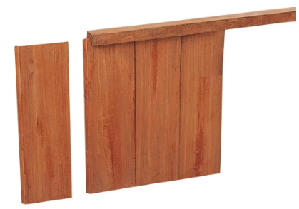 Damwand hardhout Angelim Vermelho 3x18.5x350 cm