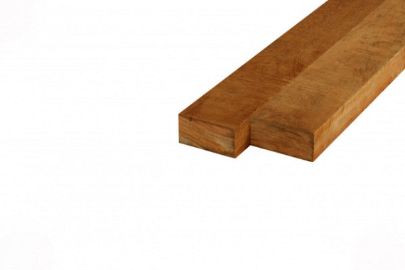 Regel hardhout Azobe ruw 5x10x250cm
