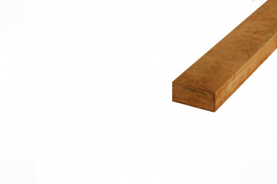 Regel hardhout Azobe ruw 5x10x250cm