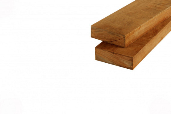 Gording hardhout ruw Azobe 5x15x500 cm