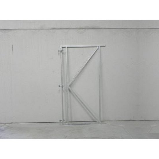 Verstelbare poortframe voor horizontale planken, vuurverzinkt, 1000x2000 mm