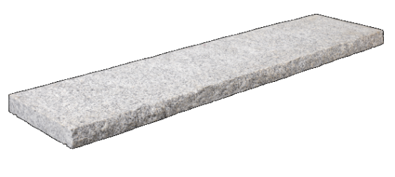 AFDEKPLAAT G603 GRIJS ROCKFAC 100X35X4CM