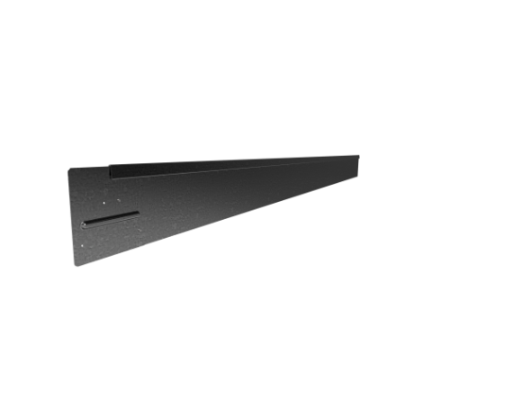 Rigidline gegalvaniseerd hoogte 15 cm - lengte 220 cm - incl. 3 pennen