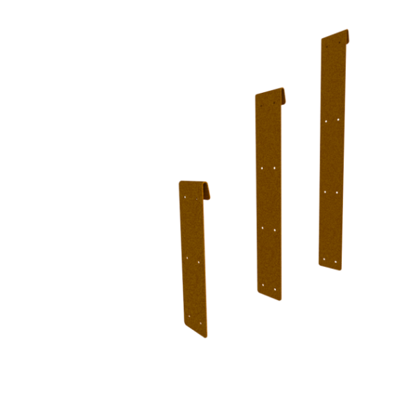 Flexline corten verbindingshuls, hoogte 24 cm