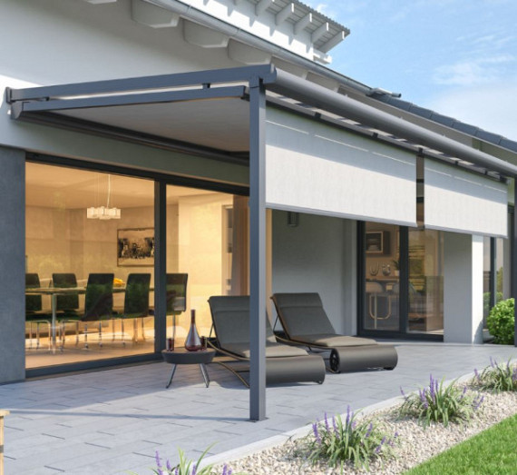 Elektrische zonwering met rits T350 (diverse maten)