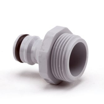 Siroflex insteeknippel met buitendraad, pvc, ¾