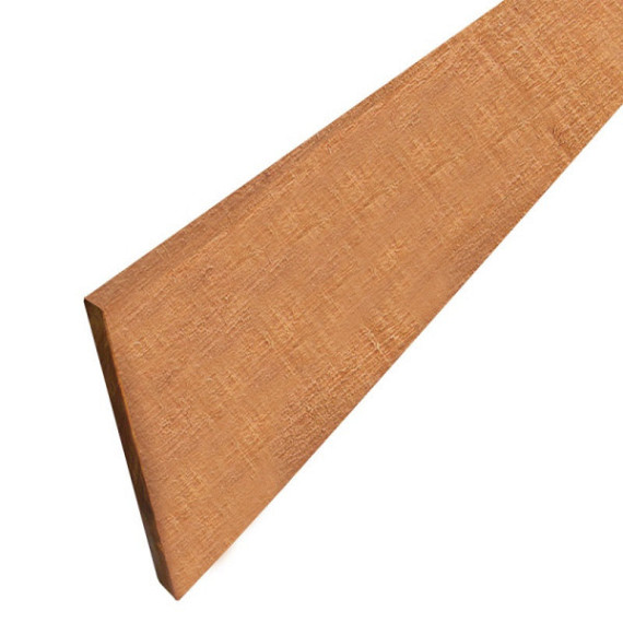 Plank hardhout Angelim Vermelho ruw 2x20x450cm